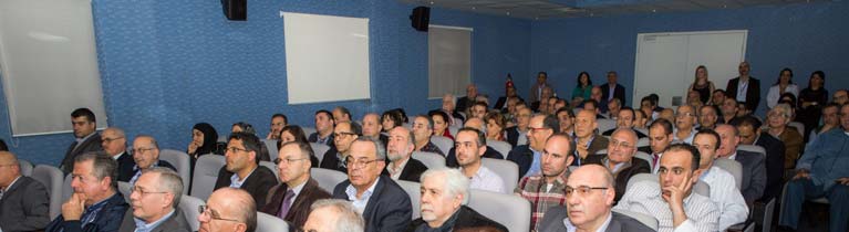 Speakers and organizers at a Nini Hospital scientific day
